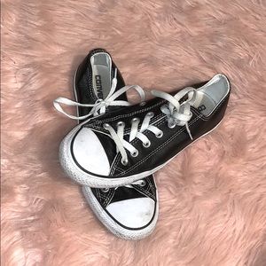 Black Leather Converse